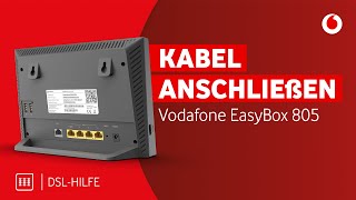 Vodafone EasyBox 805 anschließen [upl. by Virgina]