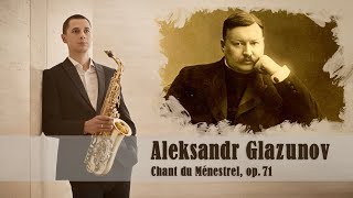 Nikita Zimin  A Glazunov Chant du ménestrel Op71 Super Saxophone Duo CD [upl. by Herbie164]