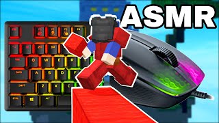 Bedwars Keyboard  Mouse Sounds ASMR  Hypixel [upl. by Ardisi]