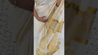 Beautiful cotton handloom saree with blouse Price 1395 [upl. by Haden]