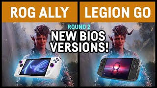 BATTLE OF THE HANDHELD PCs  Lenovo Legion Go VS ROG Ally [upl. by Arrakat]