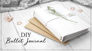 DIY Bullet Journal  Travelers Notebook Style [upl. by Tolmann]