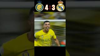 Al Nassr 🆚 Real Madrid 43 imaginery match highlights shorts football youtube ronaldo mesi [upl. by Maridel708]