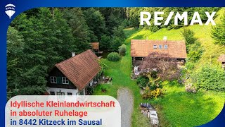 REMAX Nova präsentiert  Idyllische Kleinlandwirtschaft in Ruhelage in 8442 KitzeckSausal [upl. by Isewk]