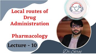 Local routes of drug administration  General Pharmacology [upl. by Asiuol45]