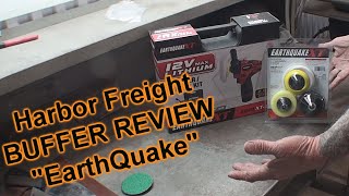 Harbor Freight  Earthquake PolisherSander Kit  Review  Good Or BAD [upl. by Novyart]