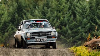 Ieuan Evans amp Dafydd Evans  Cambrian Rally 2023  SS5 Hiraethog Trail [upl. by Natloz]