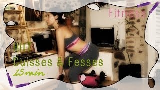 HIIT Fesses et cuisses toniques en 15 min sans impact [upl. by Nywrad]