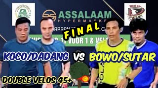 KOCODADANG Boykot vs BOWOSUTAR NTT 🏓🏓 FINAL Velos 45 Assalaam Hypermarket Cup 2024 [upl. by Hairacaz]