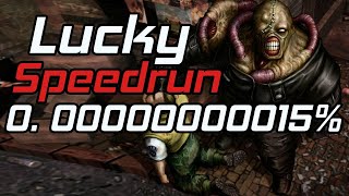 How Lucky is the Resident Evil 3 Speedrun World Record [upl. by Ricca]