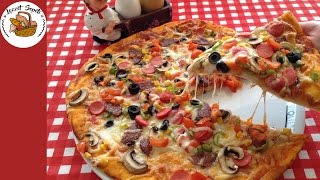 4 Milyon Kişi Tarafından İzlenen En Lezzetli Pizza Tarifi  Evde Pizza hamuru nasıl yapılır [upl. by Pauwles]