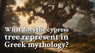 What does the cypress tree represent in Greek mythology Greek Mythology Story [upl. by Delores959]