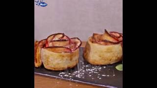 Receta Fácil Flores de Manzana con Mermelada Hero [upl. by Gable]