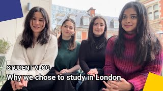 Why we chose to study in London  LSE Student Vlog [upl. by Aerdma]