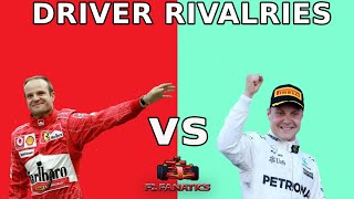 F1 Whos Better Driver Rivalries Rubens Barrichello vs Valtteri Bottas [upl. by Eiram]