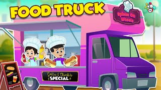 Gattu Chinki’s Food Truck  Spices on Wheels  English Cartoon  Moral Stories  PunToon Kids [upl. by Aihsar]