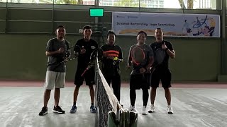 Hari Oeang 2024 Tenis Lapangan Riau  Ardhan  Arai DJP 1 vs Kapril Auzan DJBC 3 [upl. by Einaffyt]