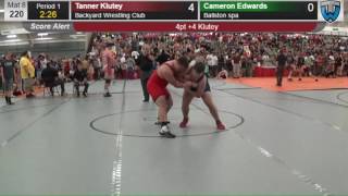 2139 Junior Men 220 Tanner Klutey Backyard Wrestling Club vs Cameron Edwards Ballston spa 4138449104 [upl. by Ade]