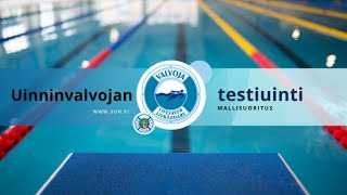 Uinninvalvojan testiuinti  Mallisuoritus [upl. by Nova]