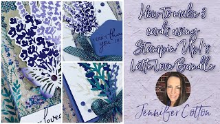 Learn how to make beautiful cards and fun folds with the Perennial Lavender Suite [upl. by Landis]