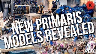 Primaris Space Marine Chaplain Apothecary and Aggressors Models Revealed [upl. by Kwon593]