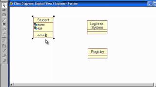 How to create Class Diagram in Rational Rose [upl. by Lemar]