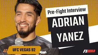 Adrian Yanez UFC Vegas 92 full prefight media day interview [upl. by Hildagarde]