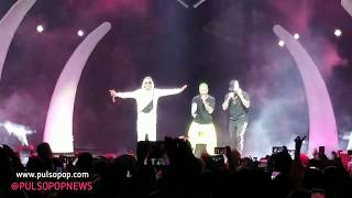 J BALVIN WISIN Y YANDEL cantan quotPeligrosaquot  Vibras Tour [upl. by Lodmilla]