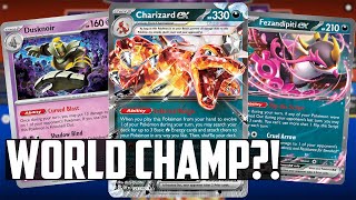 UPDATED Charizard ex Deck is READY TO WIN THE WORLD CHAMPIONSHIP  Pokemon TCG Deck List  Matches [upl. by Jenn319]