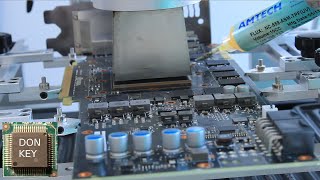 How to reflow a GPU from start to finish 2 reflow process and testing the repaired card [upl. by Nepsa]