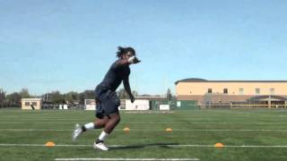 Cornerback Drills Technique Press Bump n Run [upl. by Om]