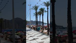 Benidorm playa Levante August 2024 [upl. by Aleil682]