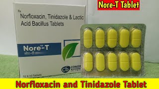 NoreT Tablet  Norfloxacin and Tinidazole Tablet Uses in Bengali [upl. by Ole]