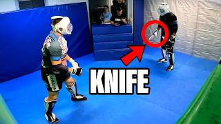 6 Martial Artists Try To Survive a Knife Attack [upl. by Aerdnod328]