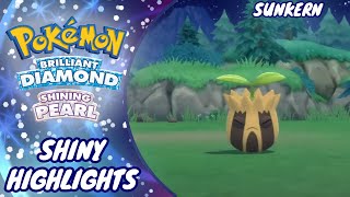 Shiny Sunkern REACTION  Pokemon Brilliant Diamond and Shining Pearl [upl. by Joanne]