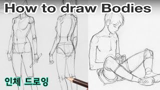 How to draw Bodies  Drawing Practice [upl. by Adrianne]