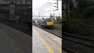 37884 passes through Harrow and Wealdstone from Wembley HS to Derby RTC Network rail 6724 [upl. by Enaamuj]