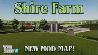 “SHIRE FARM” FS22 MAP TOUR NEW MOD MAP  Farming Simulator 22 Review PS5 [upl. by Leasim149]