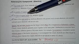 Alkaloidsfunctions of alkaloids in plantsNomenclatureOccurance Natural products [upl. by Eila55]