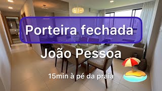 Apartamento Porteira Fechada 3 quartos em João Pessoa no Miramar [upl. by Eeslek105]