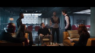 the avengers discuss the sokovia accords  captain america civil war 2016 [upl. by Boyse]