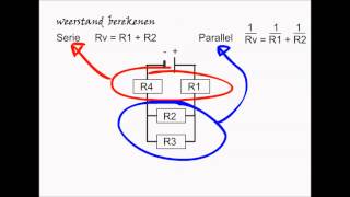 natuurkunde 3e klas elektriciteit 46 vervangingsweerstand [upl. by Gretal552]