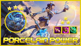 Porcelain Power Lux amp Amumu Dominate to 1st Place  TFT Ranked Gameplay [upl. by Ilahtan835]