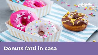 DONUTS  Ciambelle colorate sofficissime e golose [upl. by Schlesinger]