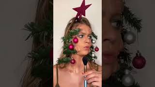 30 CHRISTMAS MAKEUP LOOKS IN 20 SECONDS crazy ending shorts [upl. by Veats]