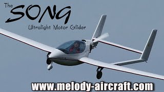 Song ultralight aircraft motor glider from Melody Aircraft [upl. by Aiam]