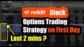 Reddit Stock RDDT Options Trading IPO Strategy on First Day [upl. by Aihsatan]