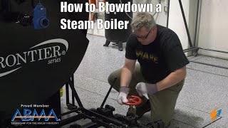 How to Blowdown a Steam Boiler  Boiling Point [upl. by Alaet974]