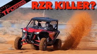 2019 Honda Talon 1000 First Dirt Review Flat Out in Hondas New Sport SidebySide [upl. by Annovaj235]