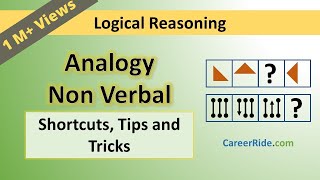 Non Verbal Analogy  Tricks amp Shortcuts for Placement tests Job Interviews amp Exams [upl. by Asilegna728]